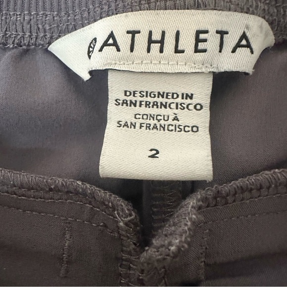 Athleta Brooklyn Mid Rise Pull On Ankle Pants Dusk Violet EUC Size 2 - Picture 9 of 9